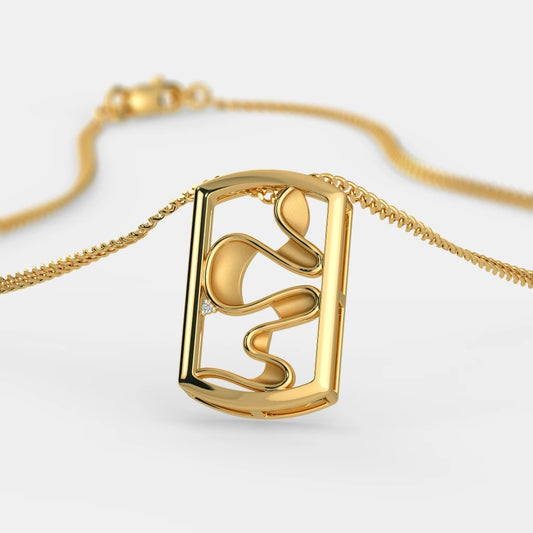 The Techno Abstract Pendant