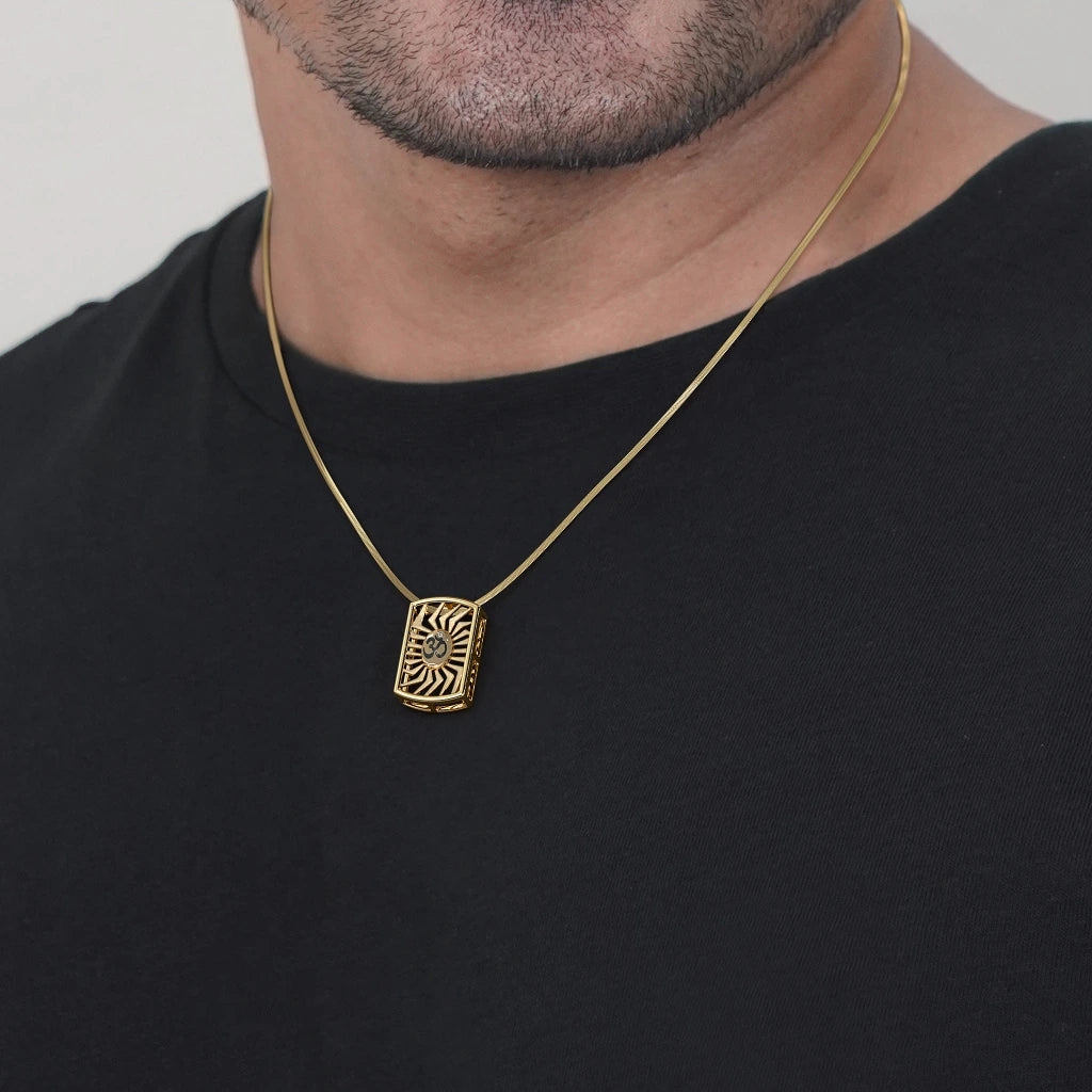 The Om Sutra Pendant