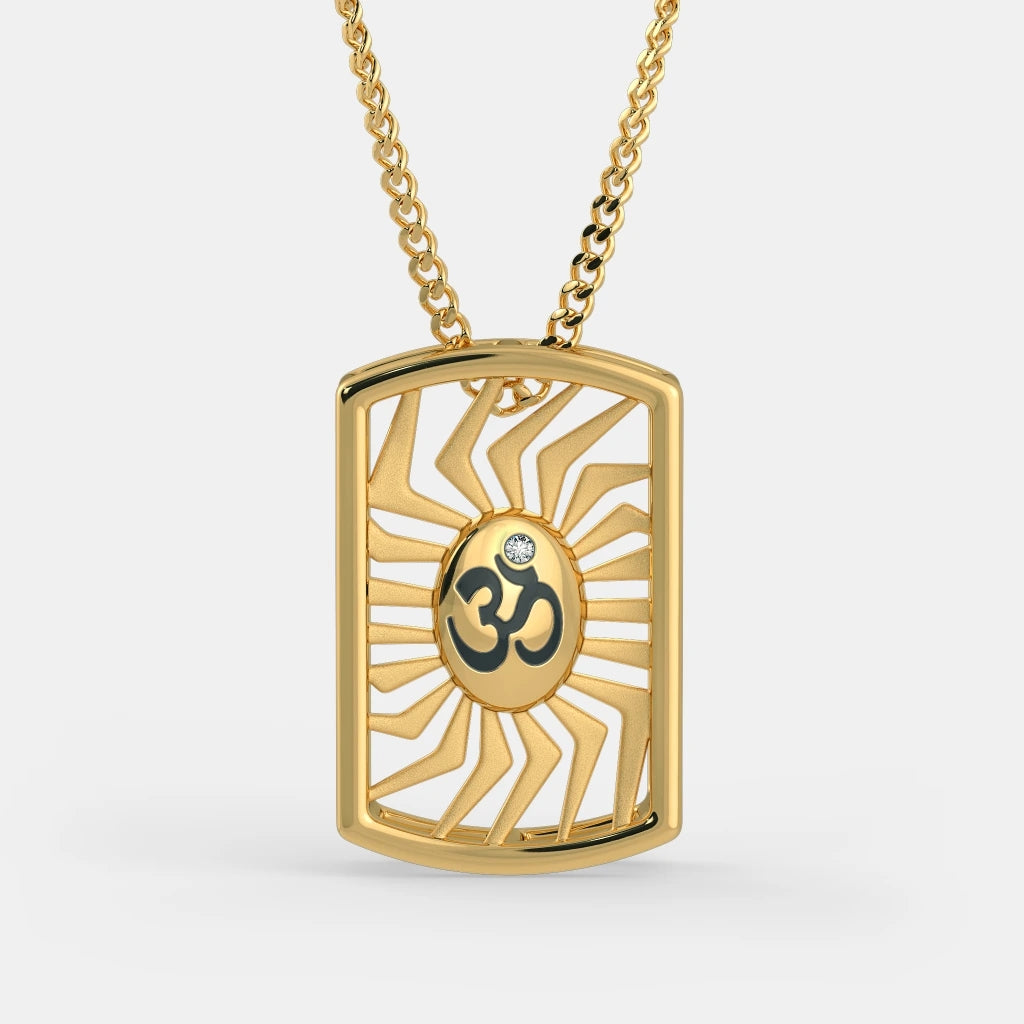 The Om Sutra Pendant