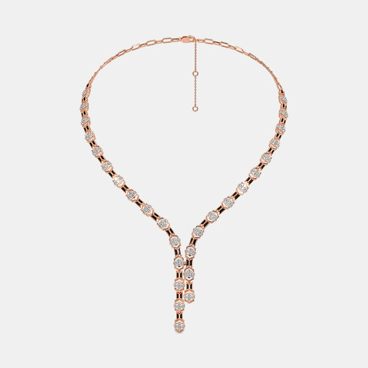 The Lattice Showstopper Y Necklace