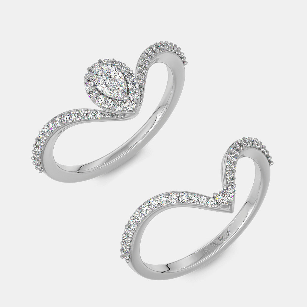 The Aimer Bridal Ring Set
