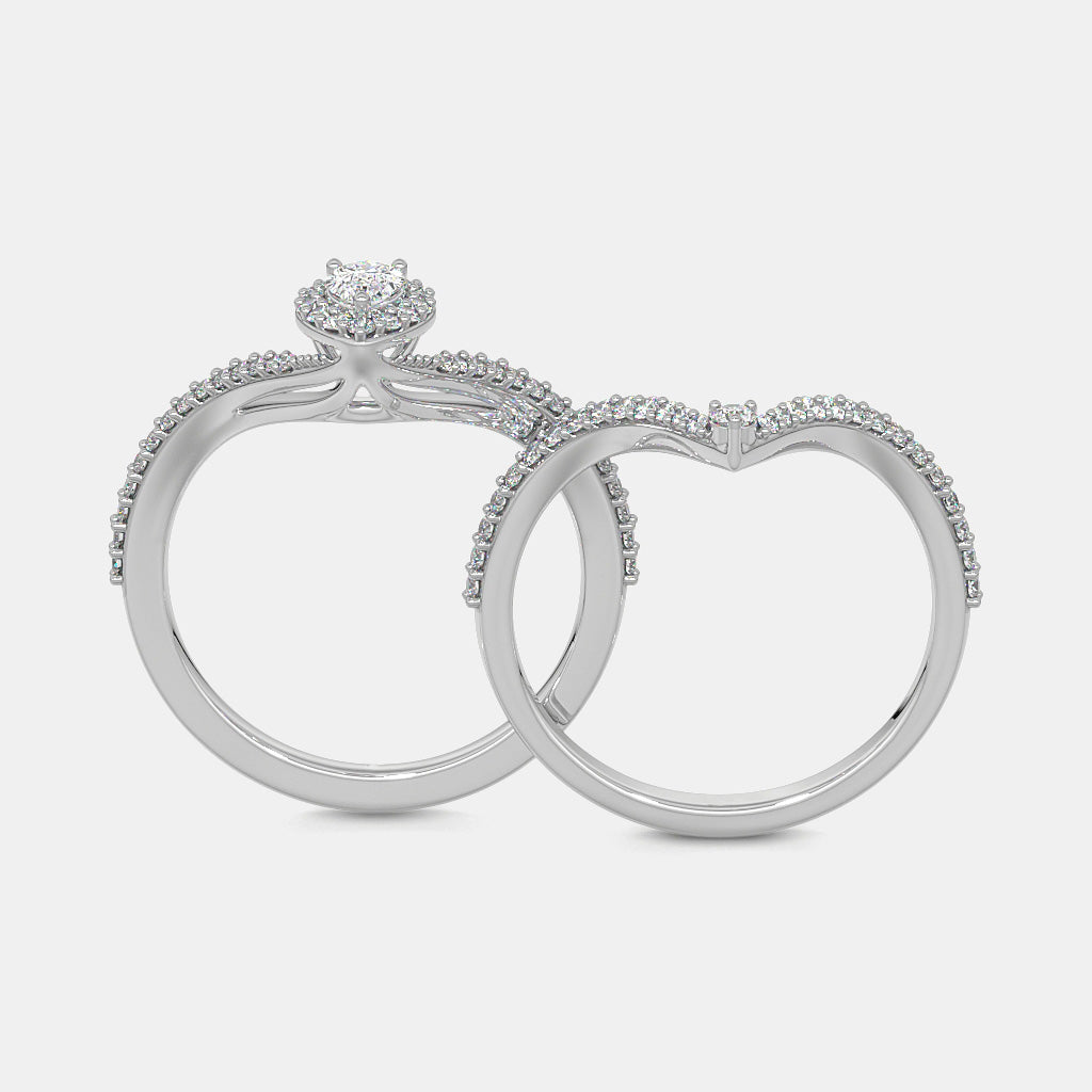 The Aimer Bridal Ring Set