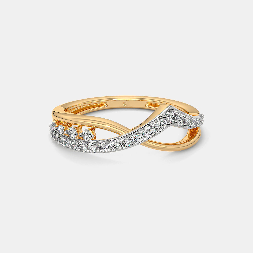 The Rashida Chevron Ring