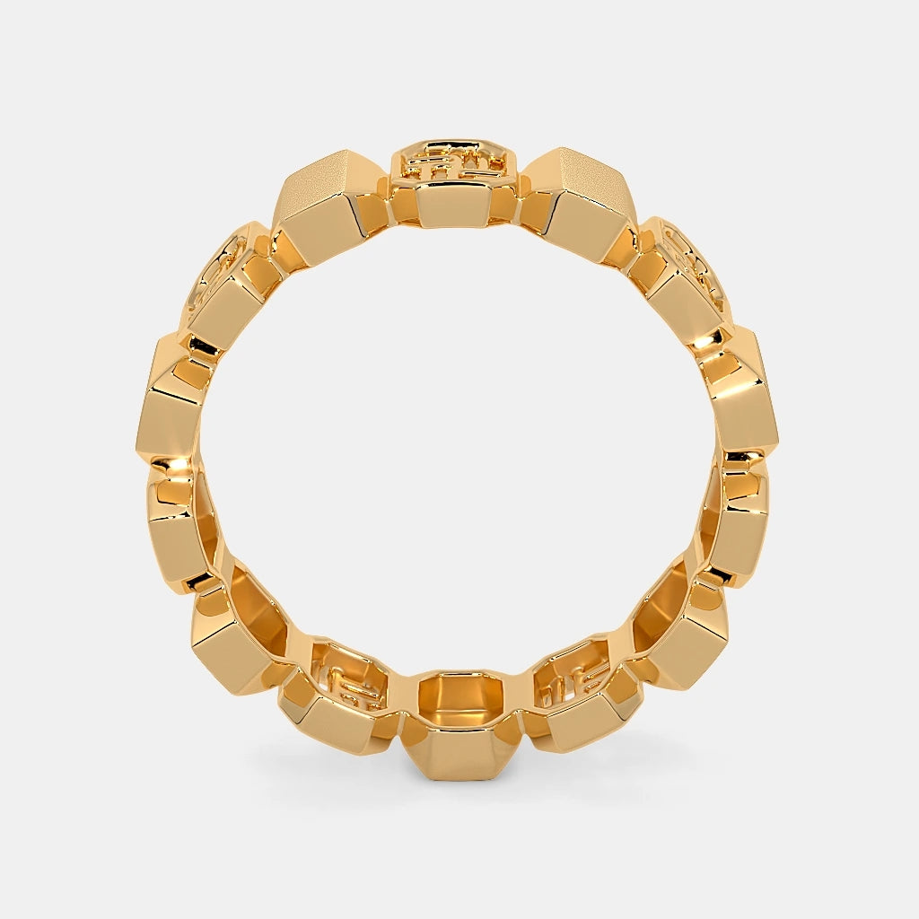 The Alternating Band Ring