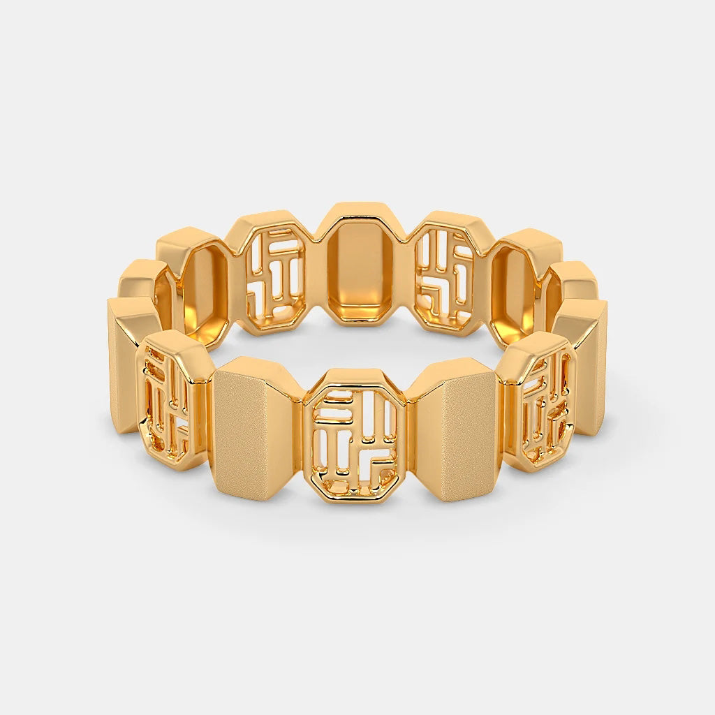 The Alternating Band Ring