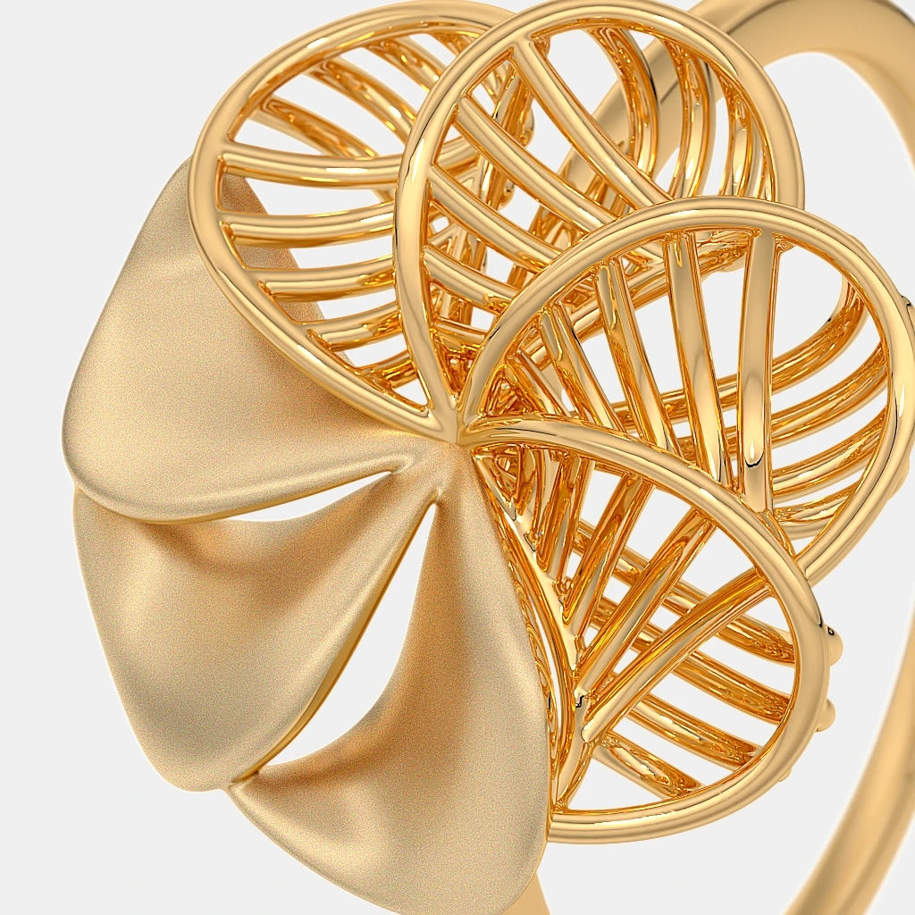 The Botanically Flowing Mushroom Ring