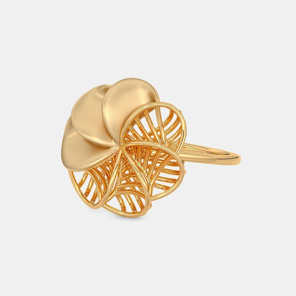The Botanically Flowing Mushroom Ring