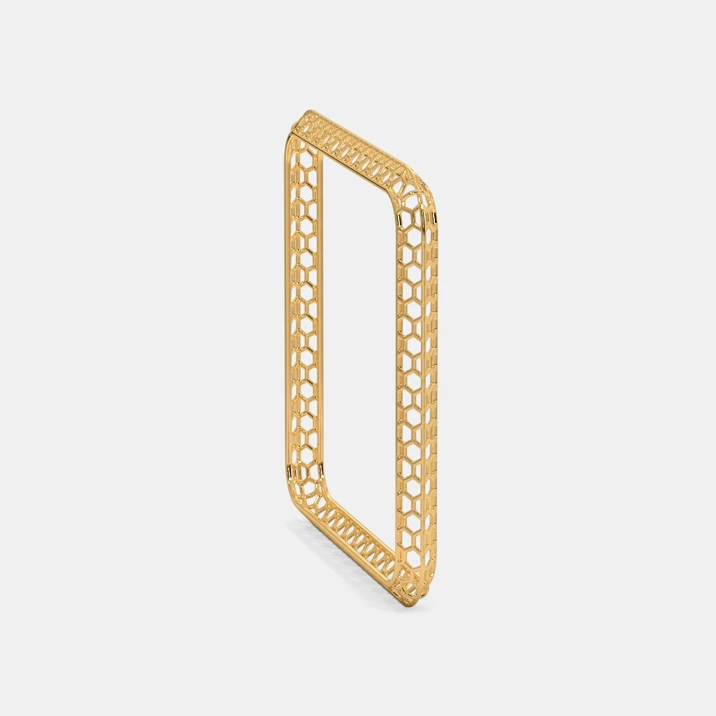 The Aurivera Geometric Bangle