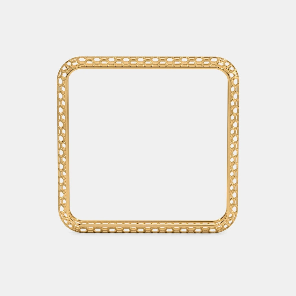 The Aurivera Geometric Bangle