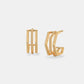 The Ternion J Hoop Earrings