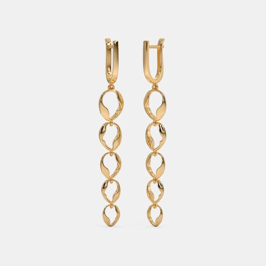 The Doreal Dangle Hoop Earrings