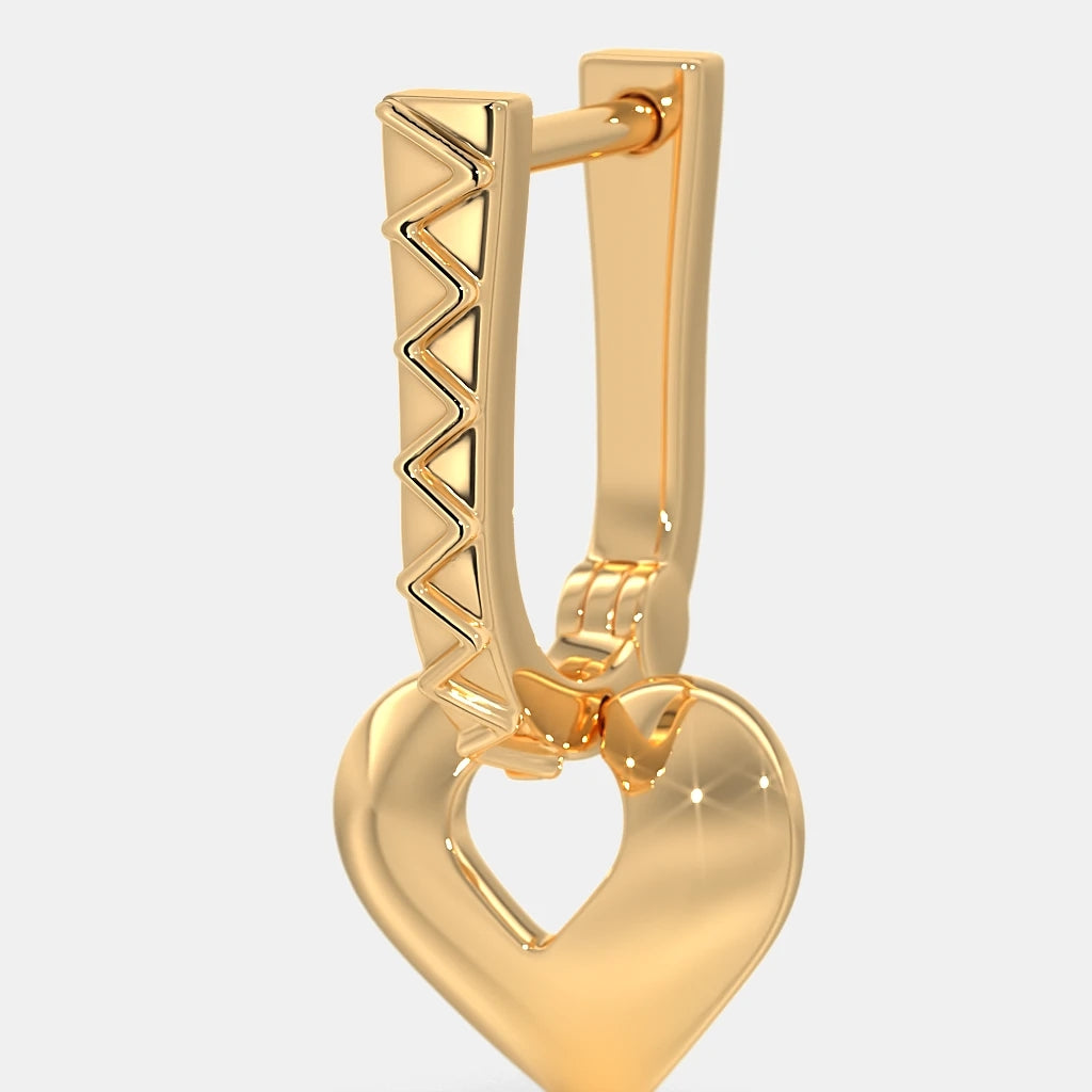 The Heartistry Dangle Hoop Earrings