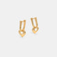 The Heartistry Dangle Hoop Earrings