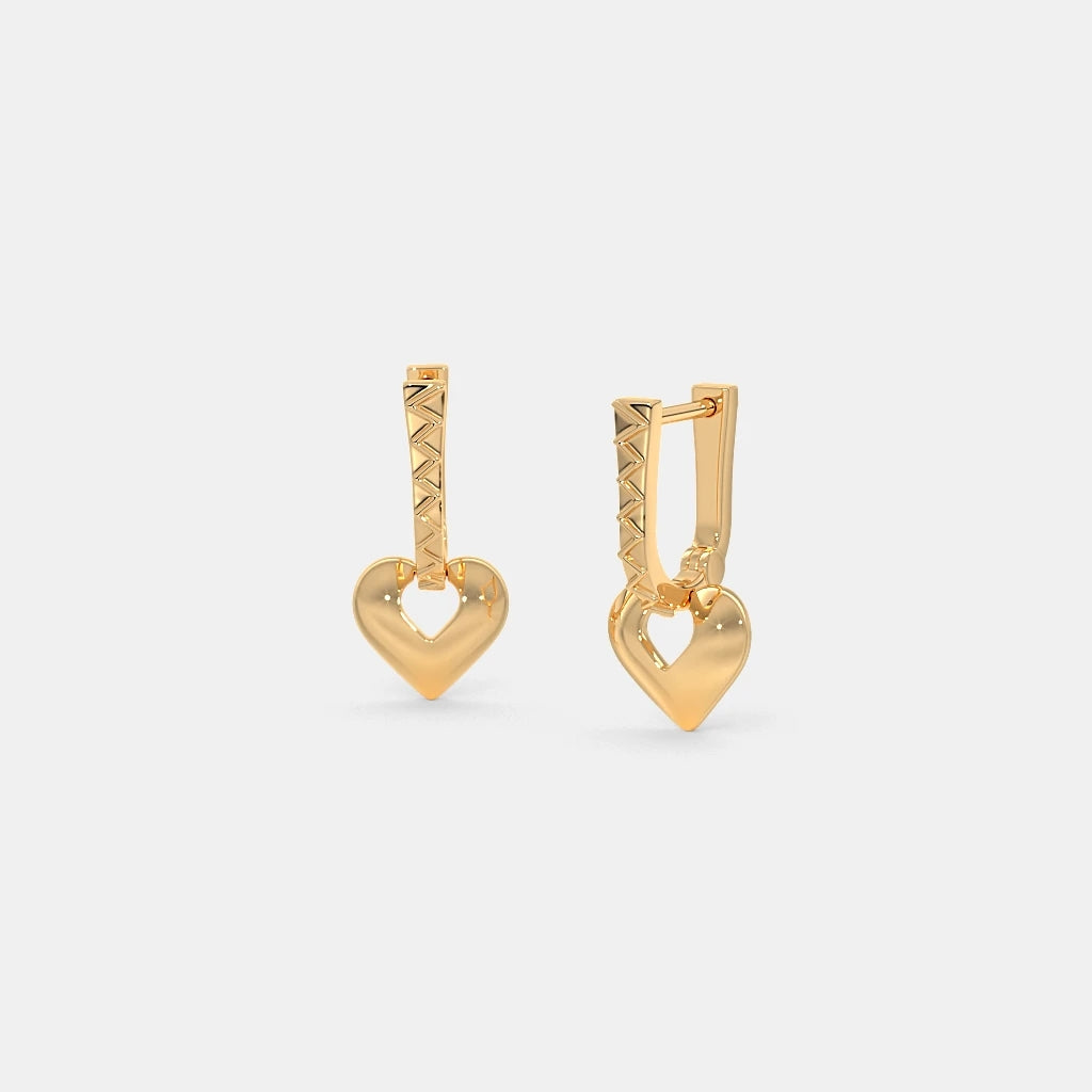 The Heartistry Dangle Hoop Earrings