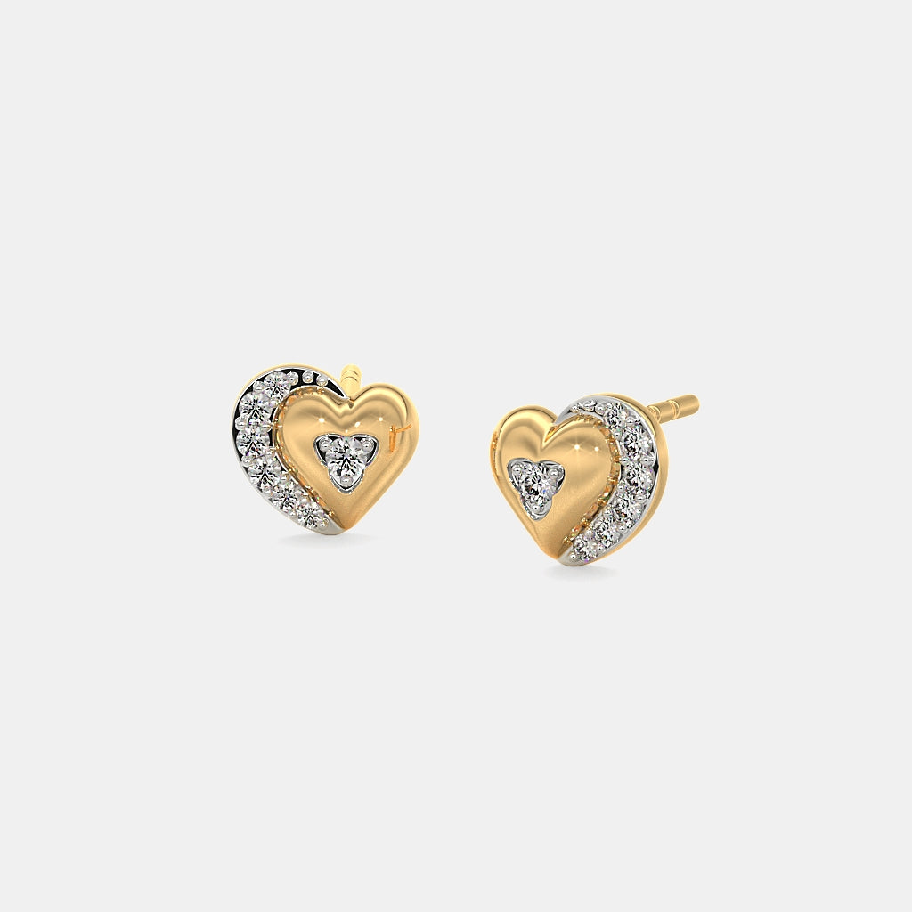 The Flareheart Stud Earrings