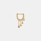 The Orvyn Dangle Hoop Earrings