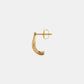 The Torsion J Hoop Earrings
