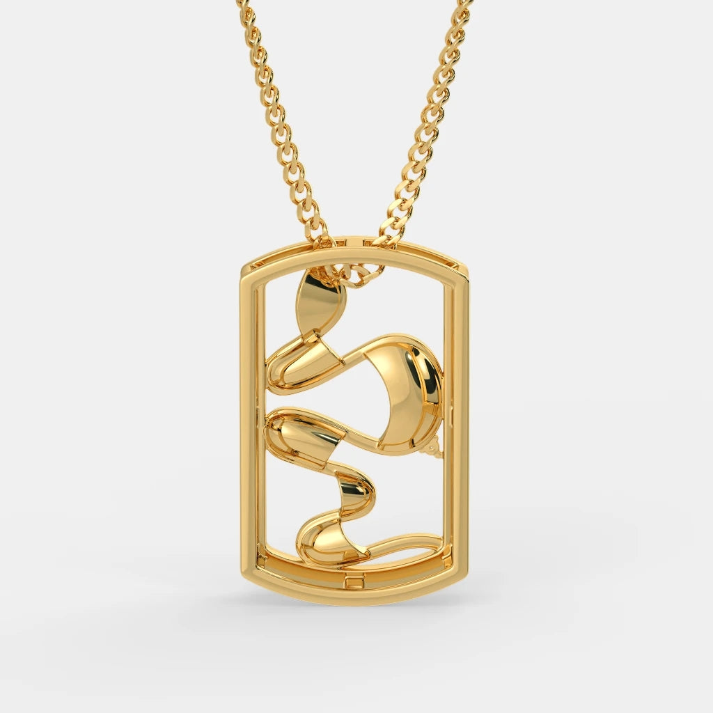 The Techno Abstract Pendant