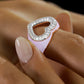 The Lavender Heart Ring