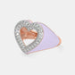 The Lavender Heart Ring