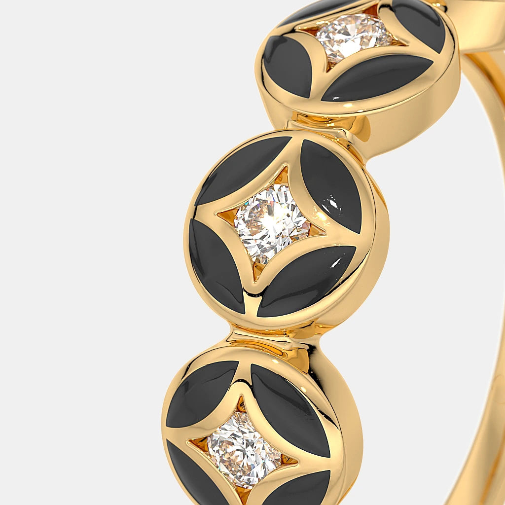 The Astral Noir Band Ring