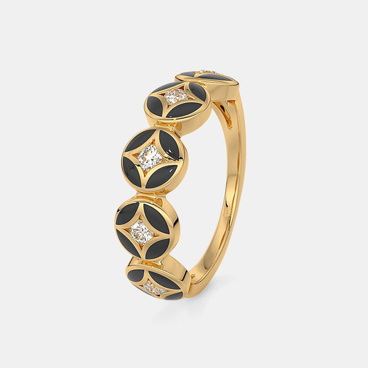 The Astral Noir Band Ring