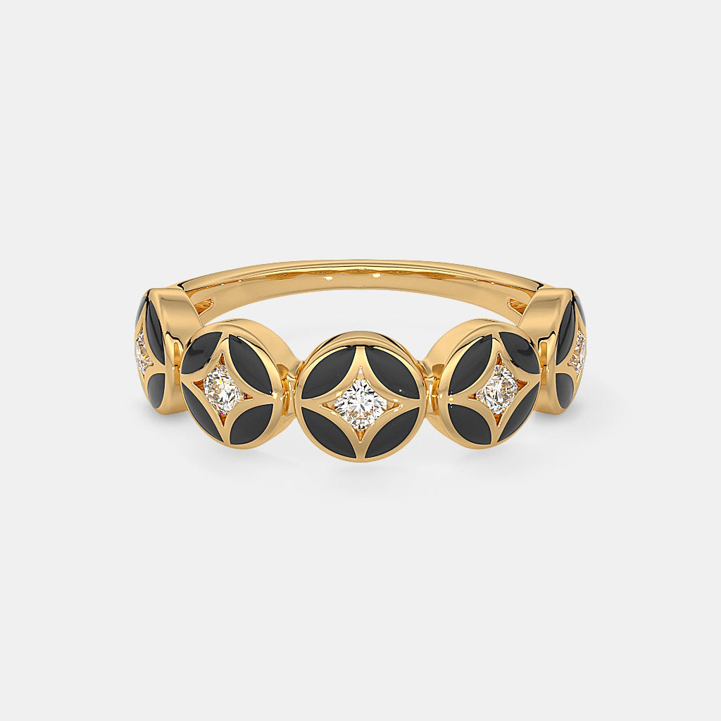The Astral Noir Band Ring
