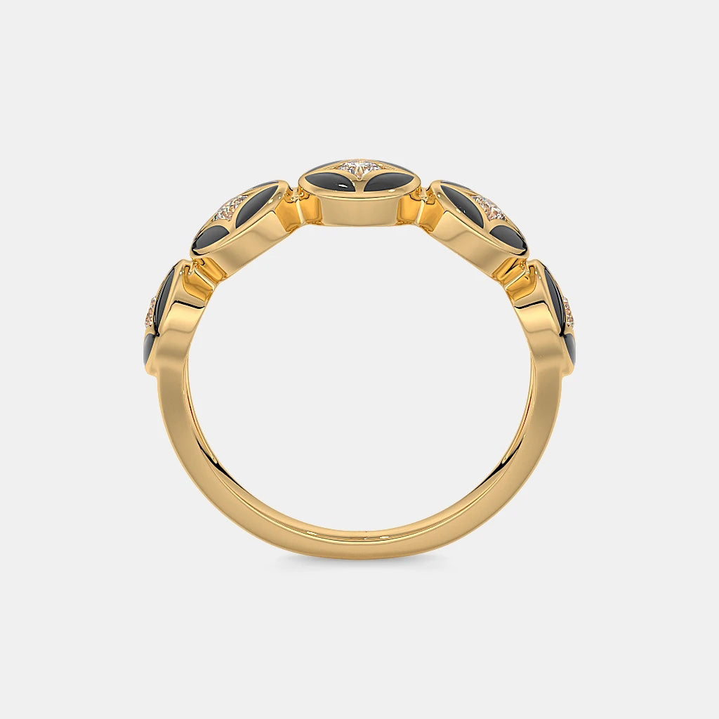 The Astral Noir Band Ring