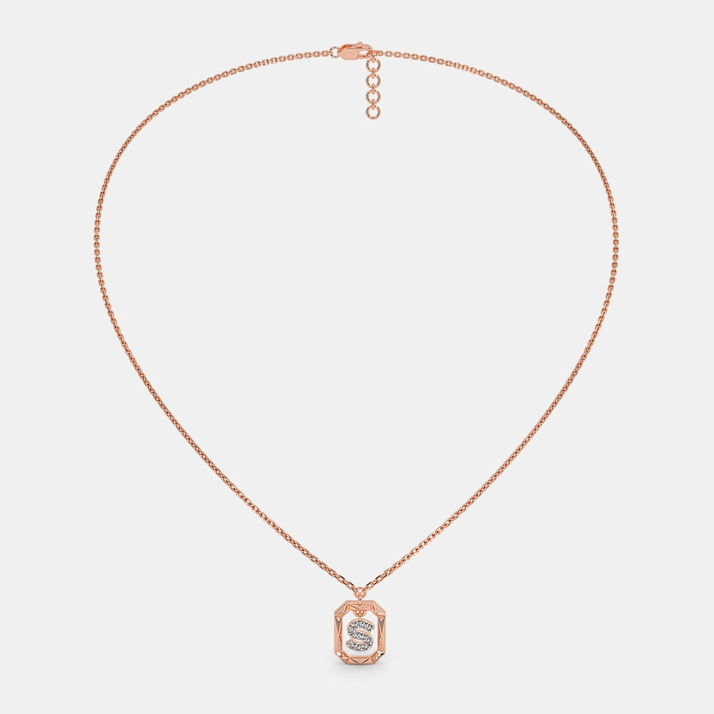 The Swiing S Initial Necklace