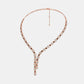 The Lattice Showstopper Y Necklace