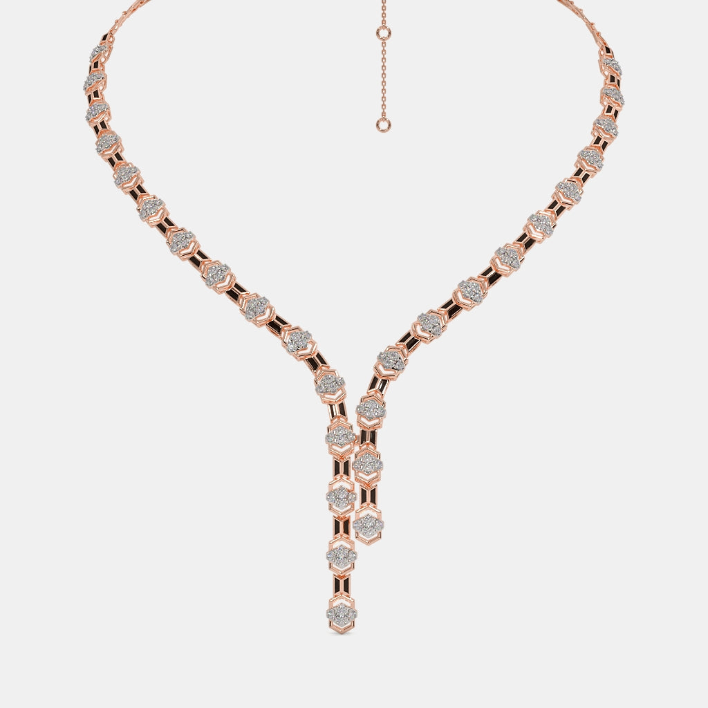 The Lattice Showstopper Y Necklace