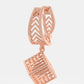 The Hakono Dangle Hoop Earrings