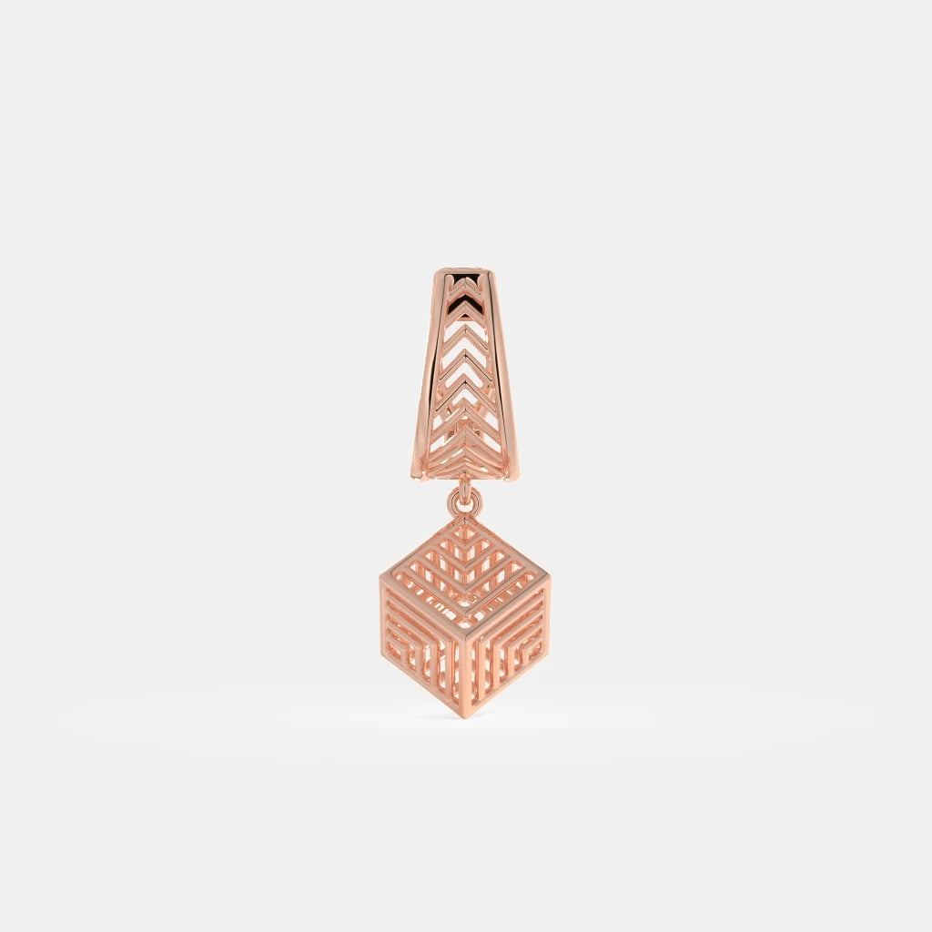 The Hakono Dangle Hoop Earrings