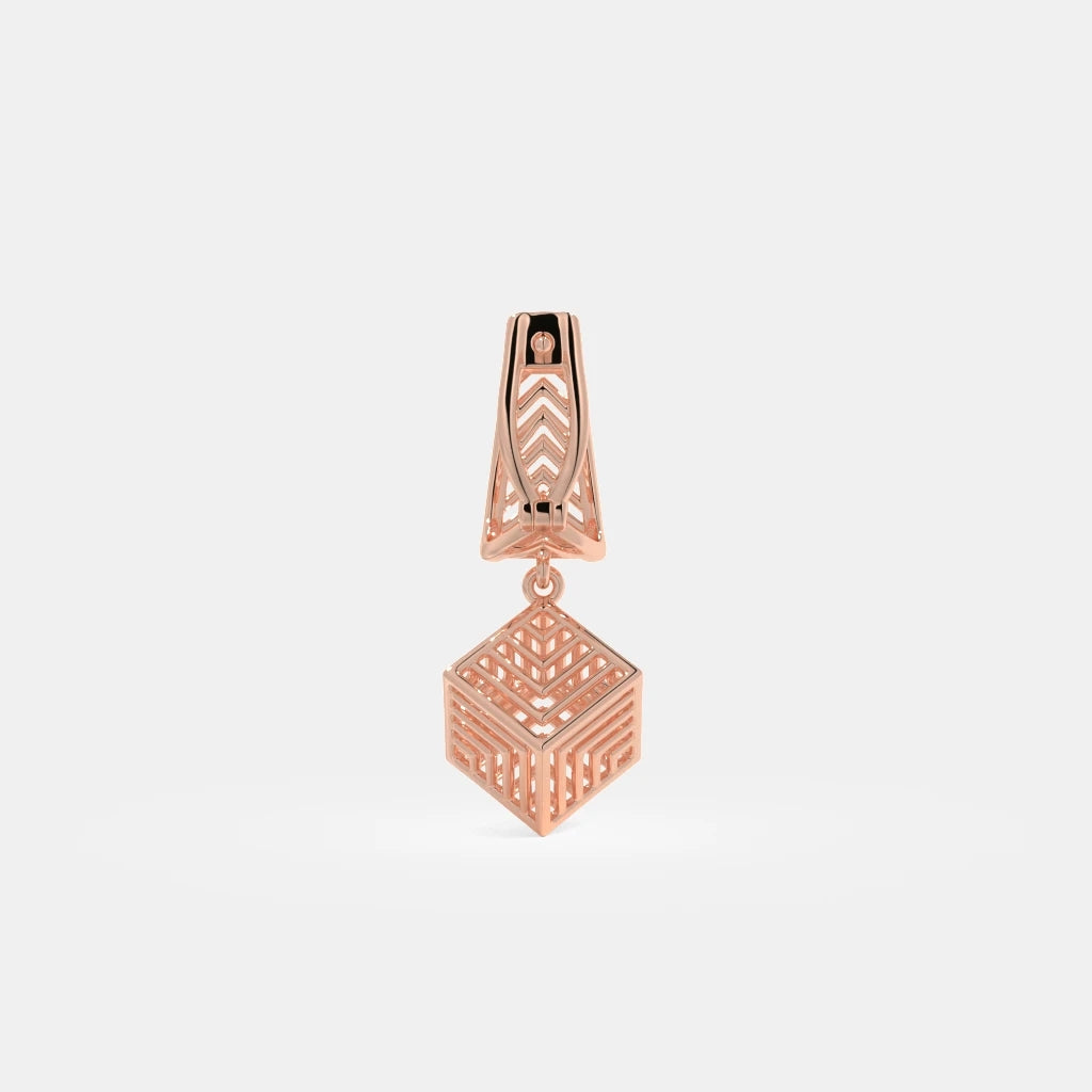 The Hakono Dangle Hoop Earrings
