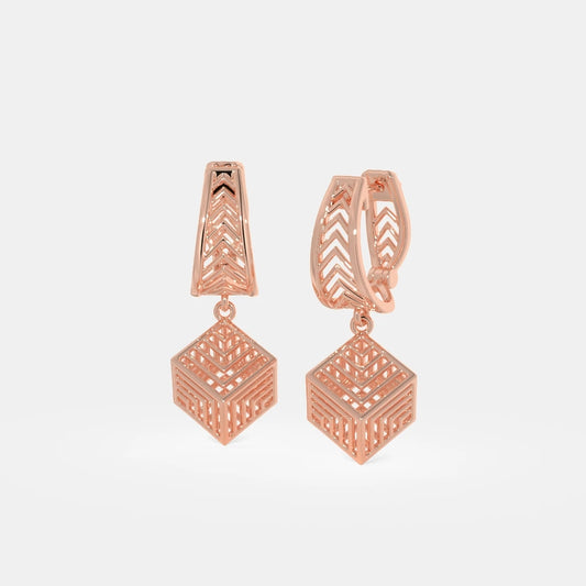 The Hakono Dangle Hoop Earrings