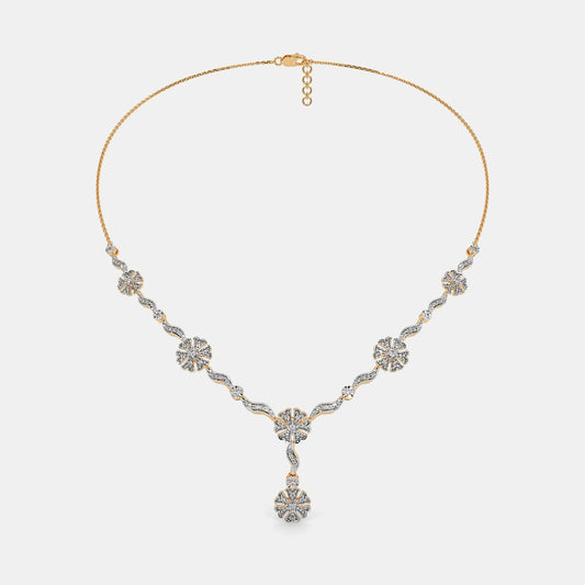 The Gilded Petal Y Necklace
