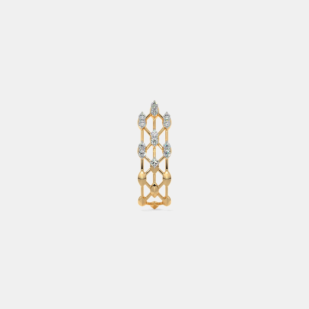 The Abeeva J Hoop Earrings