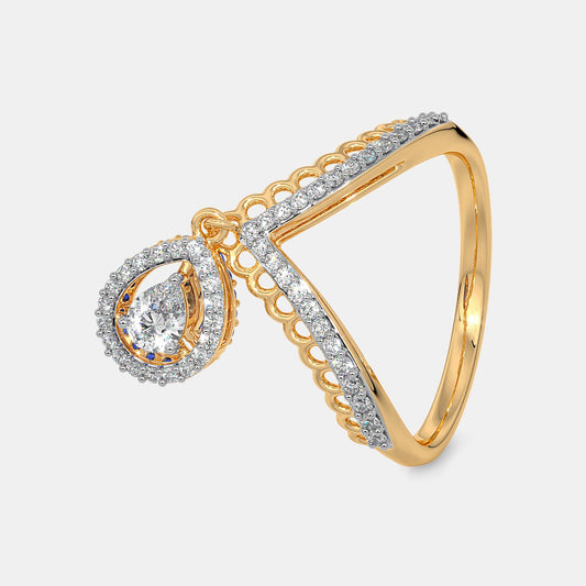 The Nedra Chevron Ring