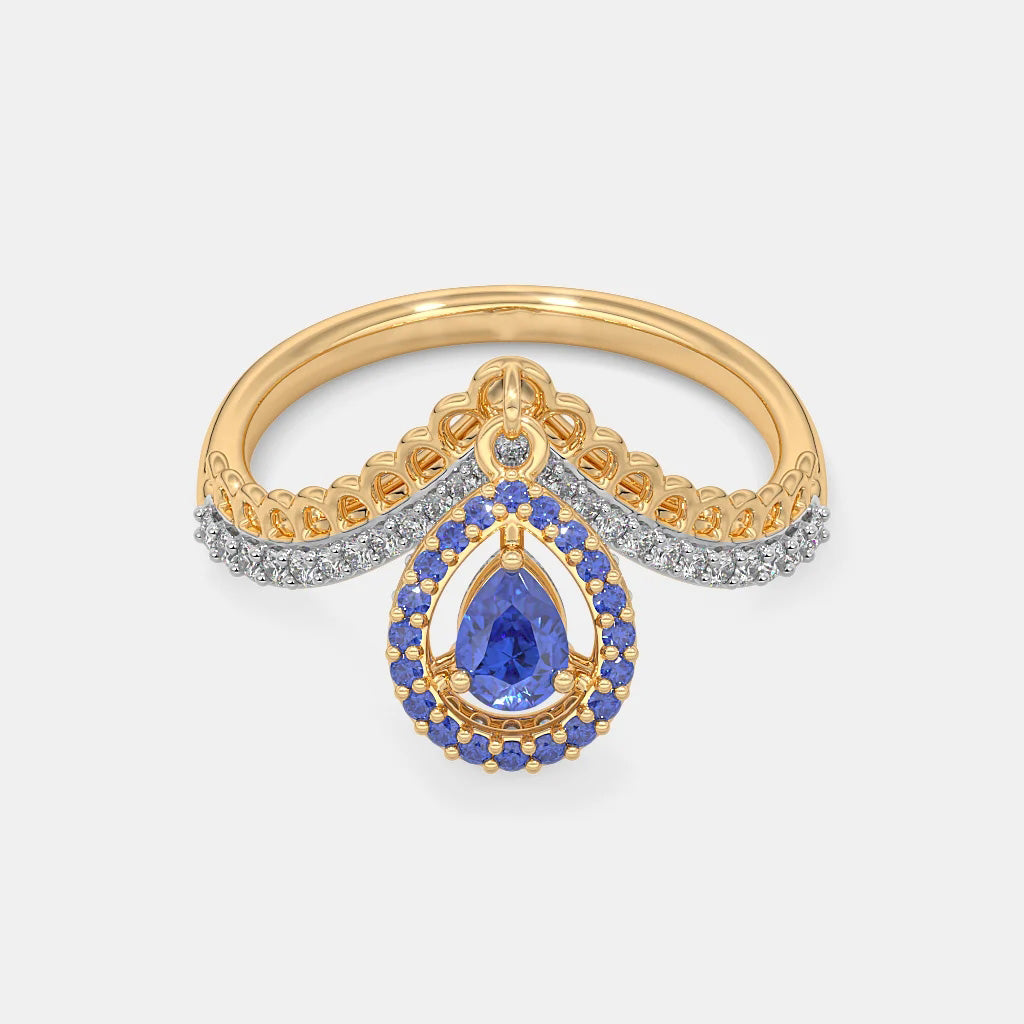The Nedra Chevron Ring