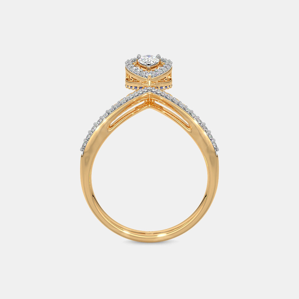 The Nedra Chevron Ring