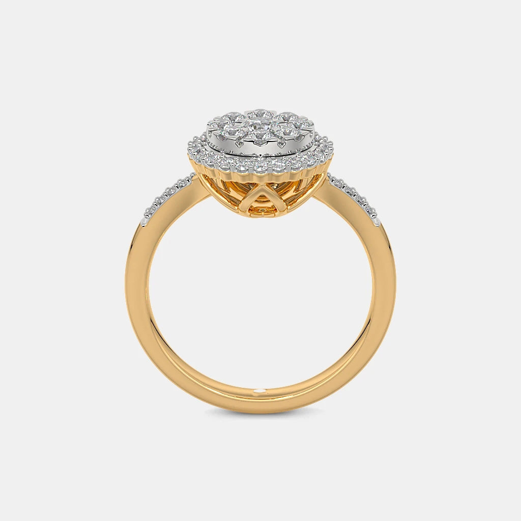 The Denza Chevron Ring