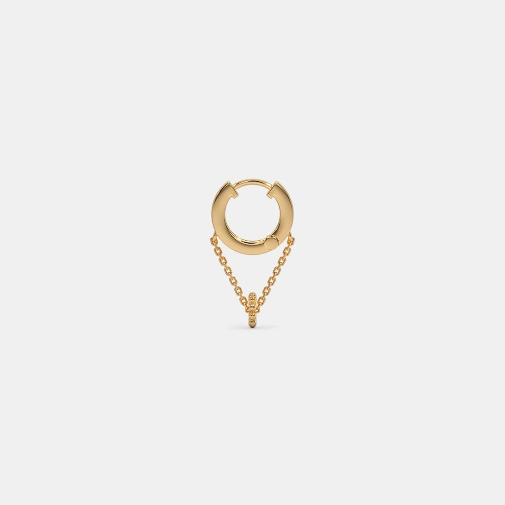 The Daisilenne Dangle Hoop Earrings
