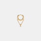 The Daisilenne Dangle Hoop Earrings