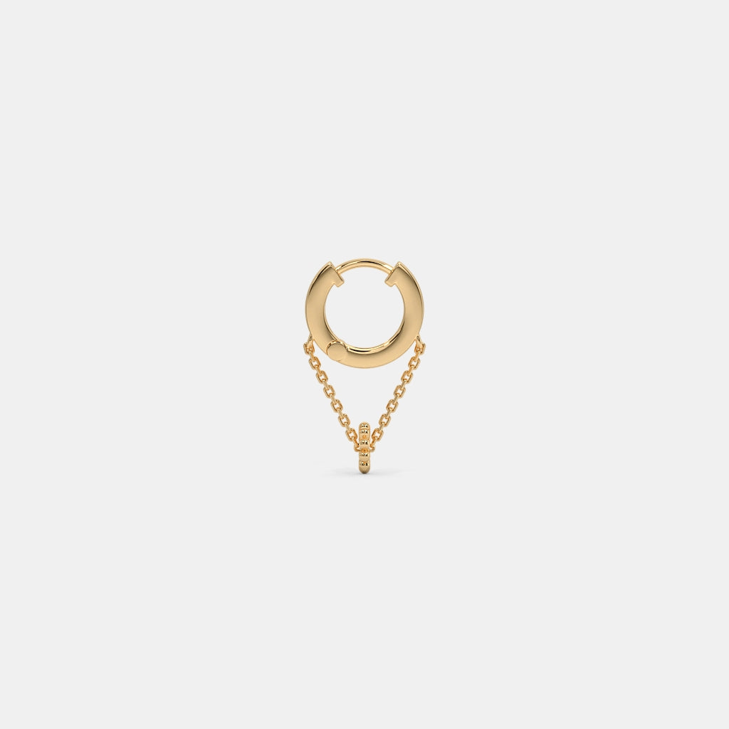 The Daisilenne Dangle Hoop Earrings