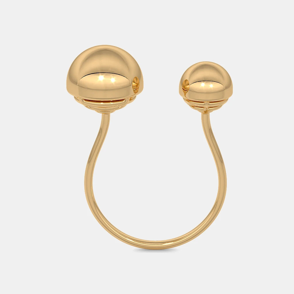 The Sphered Top Open Ring
