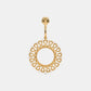 The Sascha Dangle Hoop Earrings