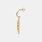 The Sascha Dangle Hoop Earrings