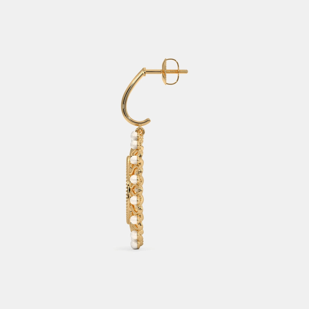 The Sascha Dangle Hoop Earrings