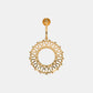 The Sascha Dangle Hoop Earrings