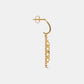 The Sascha Dangle Hoop Earrings